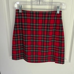 Plaid brandy Melville skirt